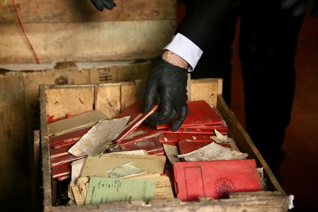 Nazi-related material that was originally confiscated by local authorities when it was shipped to Argentina in 1941.