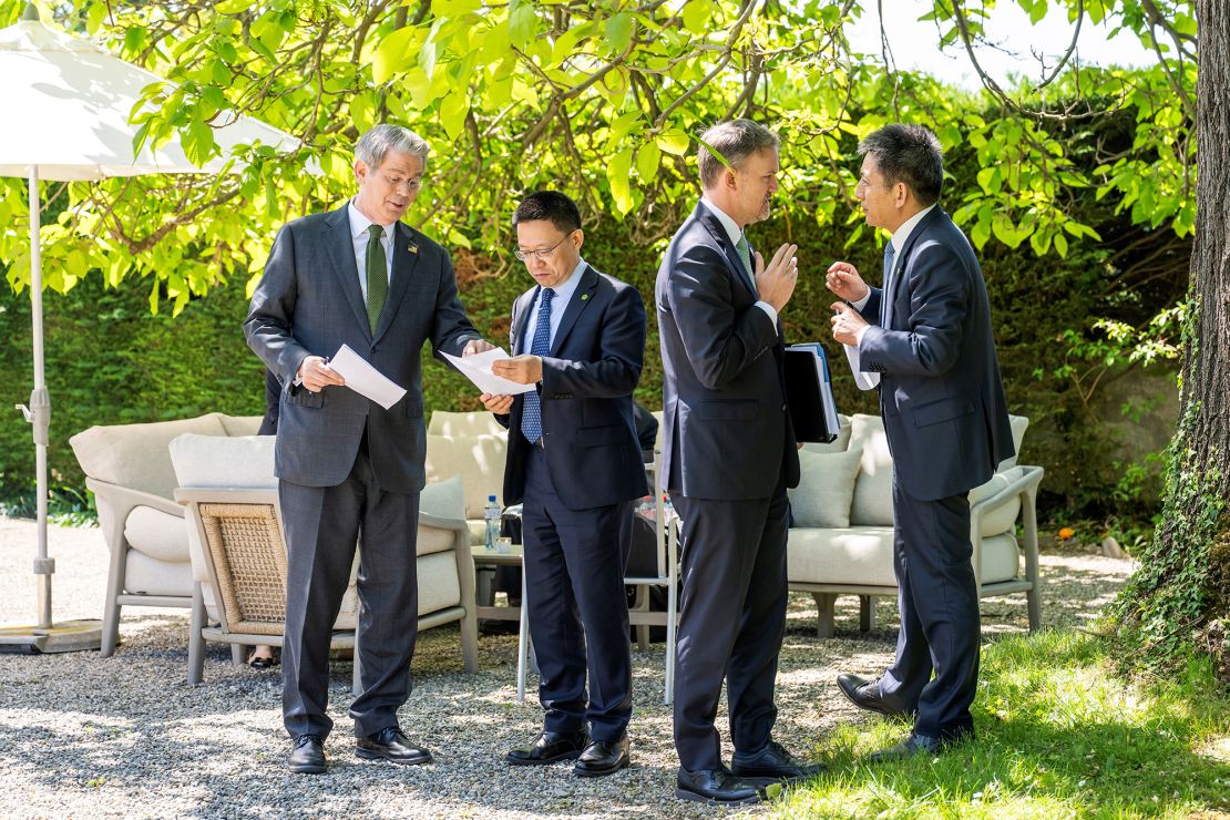 US Treasury Secretary Scott Bessent, China's Vice Minister of Finance Liao Min, US Trade Representative Jamieson Greer and China's International Trade Representative and Vice Minister of Commerce Li Chenggang, met in Switzerland earlier this month to discuss trade relations.