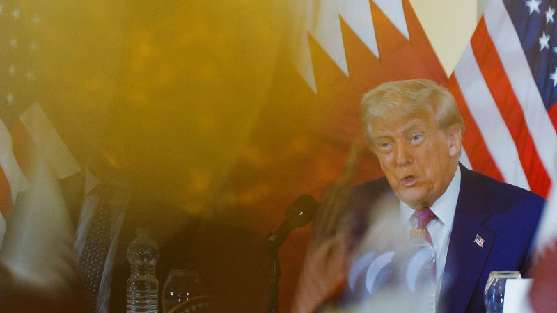 May 15, 2025 - Trump Middle East trip and presidency news | CNN Politics