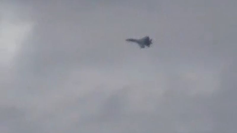 Russian fighter jet protects ‘shadow fleet’ vessel in first such move by Moscow, officials say