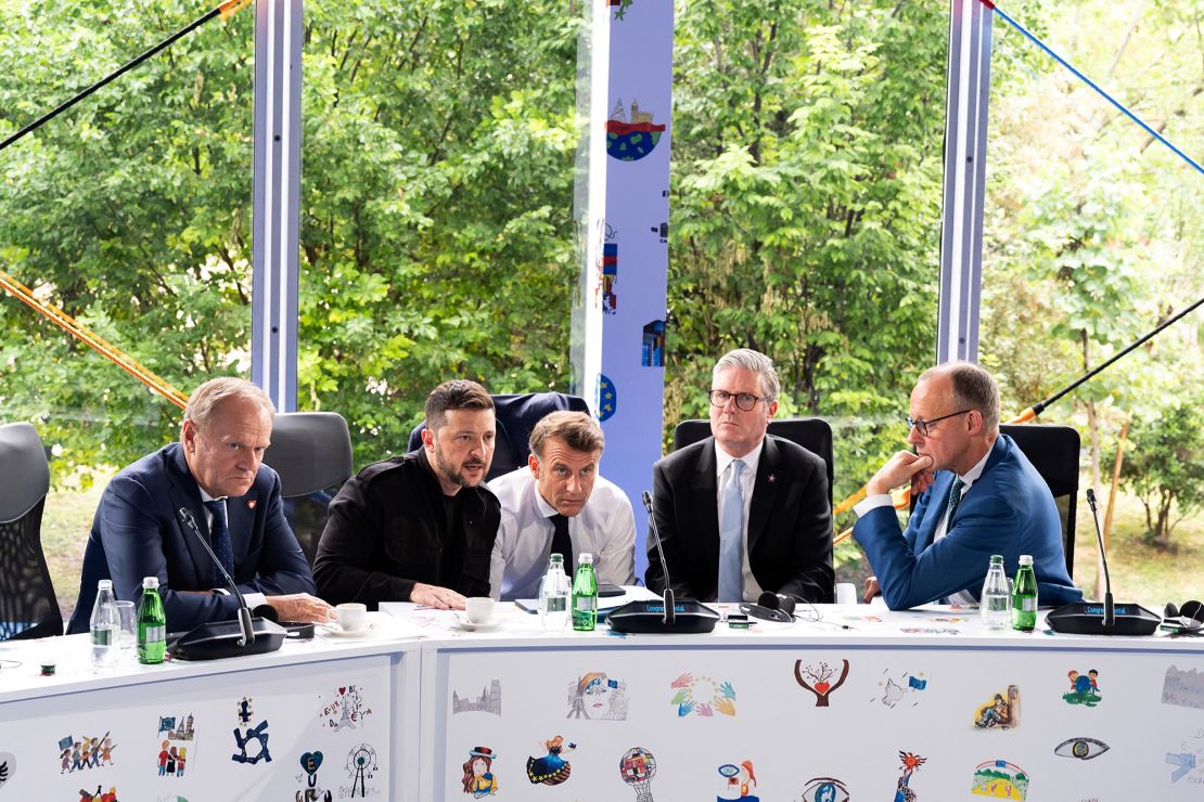 Starmer, along with Ukrainian President Volodymyr Zelensky and the leaders of France, Germany and Poland, spoke to US President Donald Trump at a European summit in Albania last Friday.