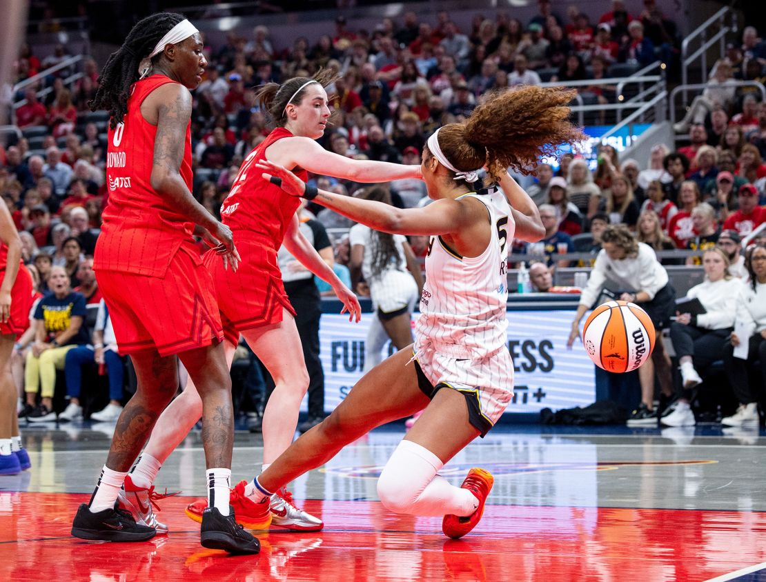Clark received a flagrant 1 for her foul on Reese.