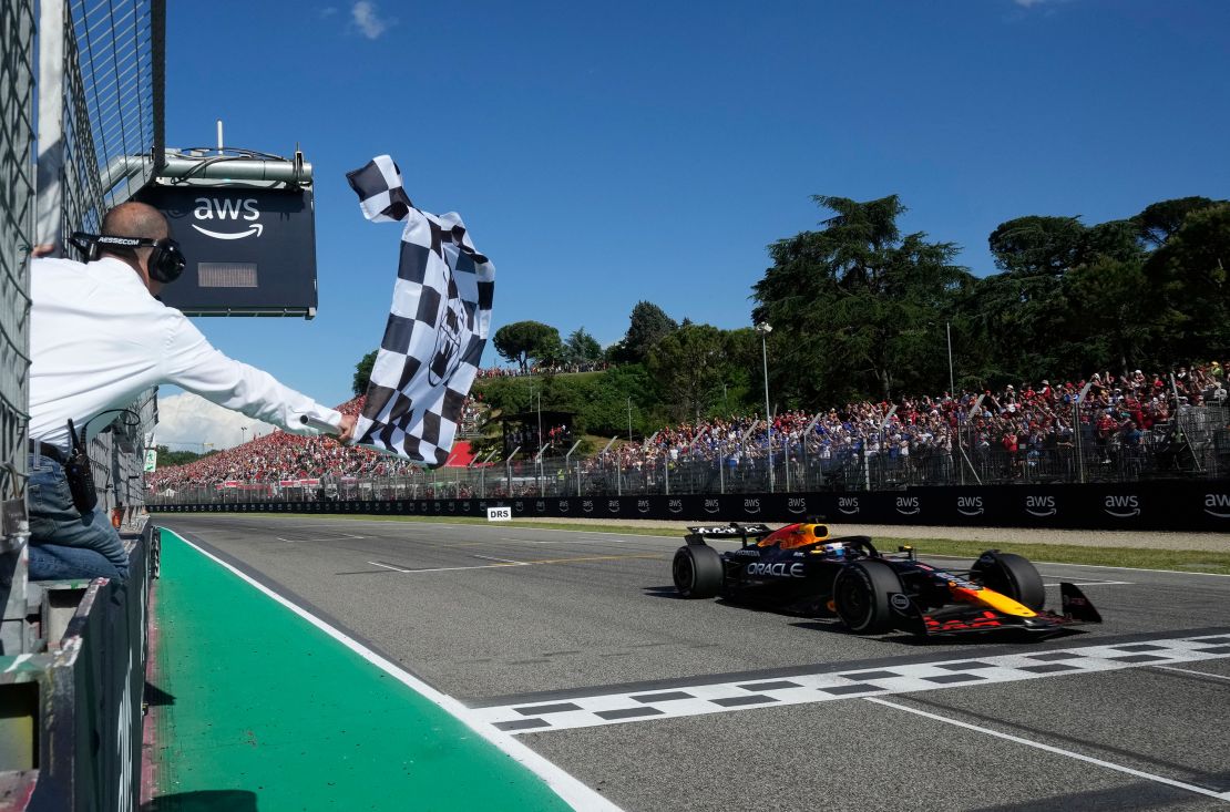 Verstappen took his second race win of the season.