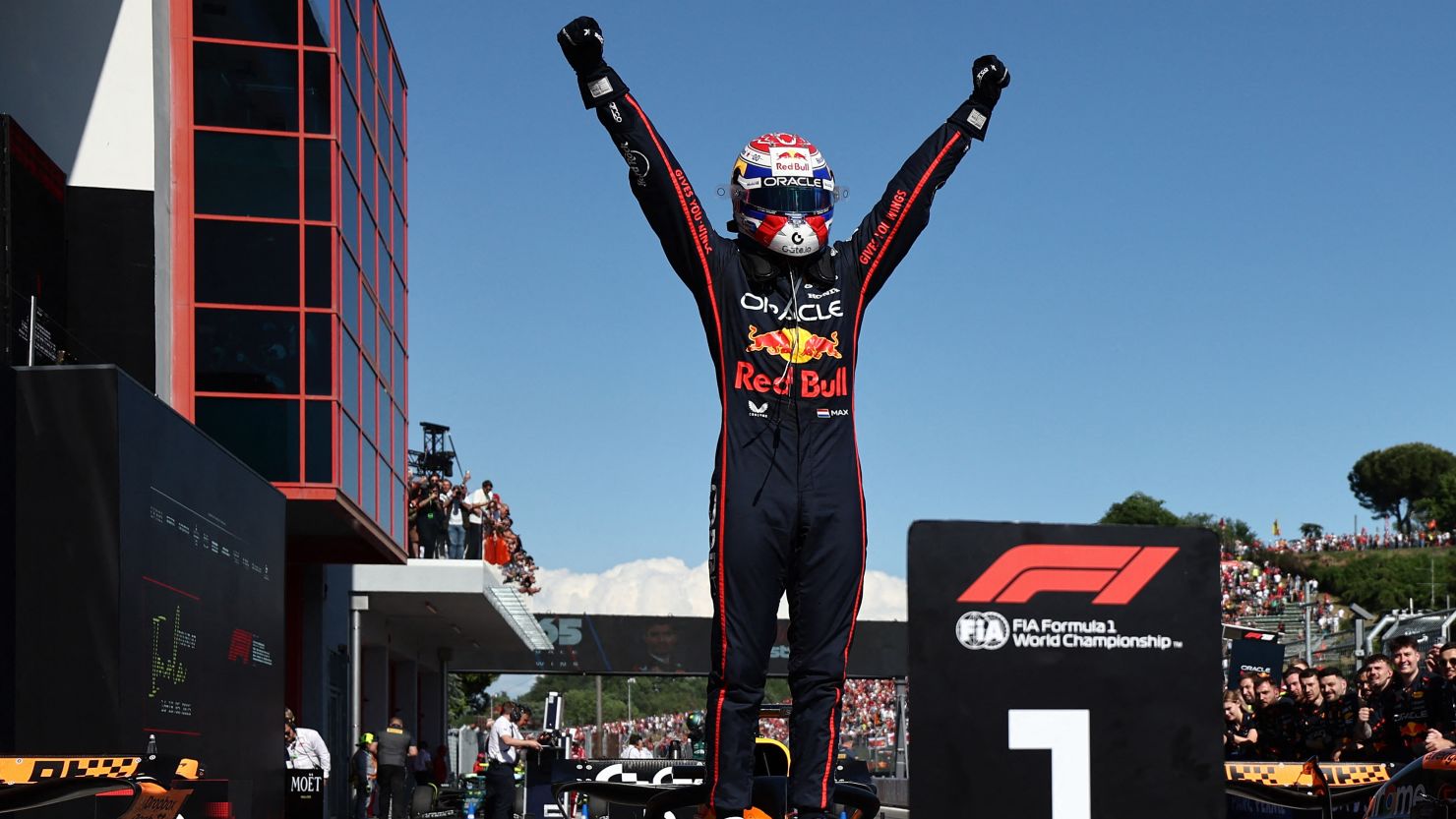 Max Verstappen won the Emilia-Romagna Grand Prix.