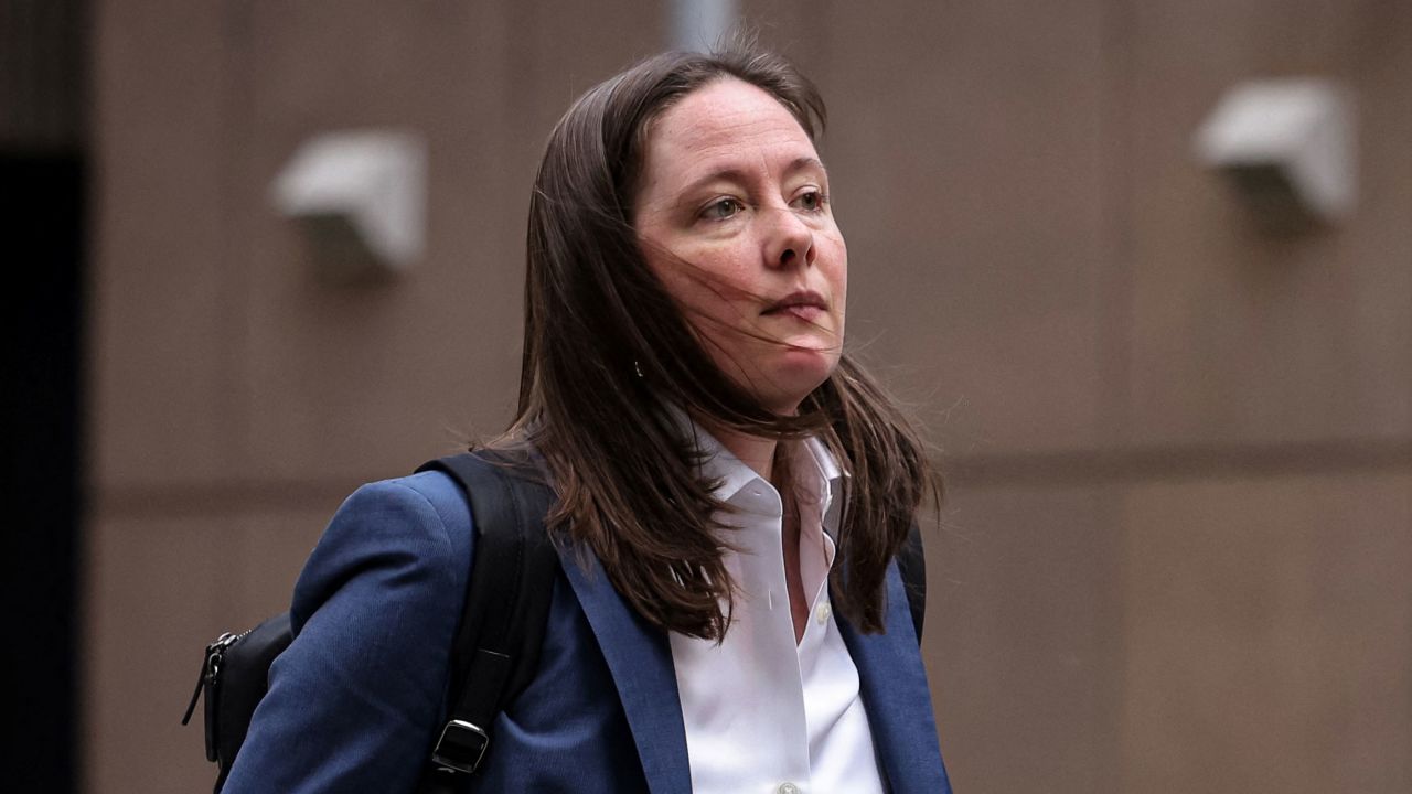 Maurene Comey, Assistant US Attorney, exits the Federal courthouse during the Sean Combs sex trafficking and racketeering conspiracy trial at the US court in Manhattan, New York, on May 19, 2025.