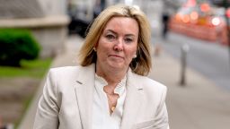 Dawn Hughes arrives at Federal court during the Sean "Diddy" Combs' sex trafficking and racketeering conspiracy trial at U.S. court in Manhattan, in New York City, U.S., May 21, 2025. REUTERS/David 'Dee' Delgado