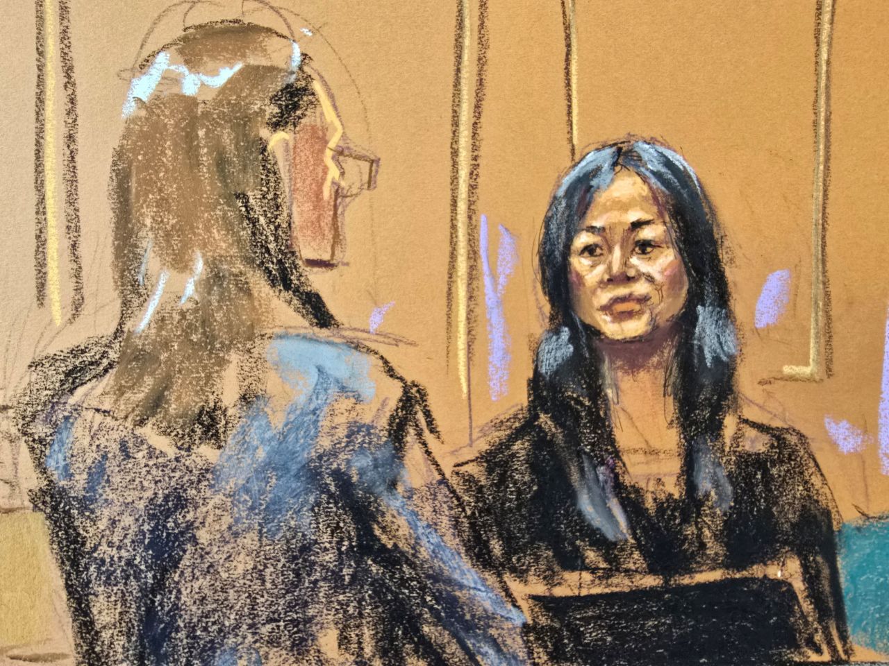 Mylah Morales testifies at Combs' trial on Thursday.