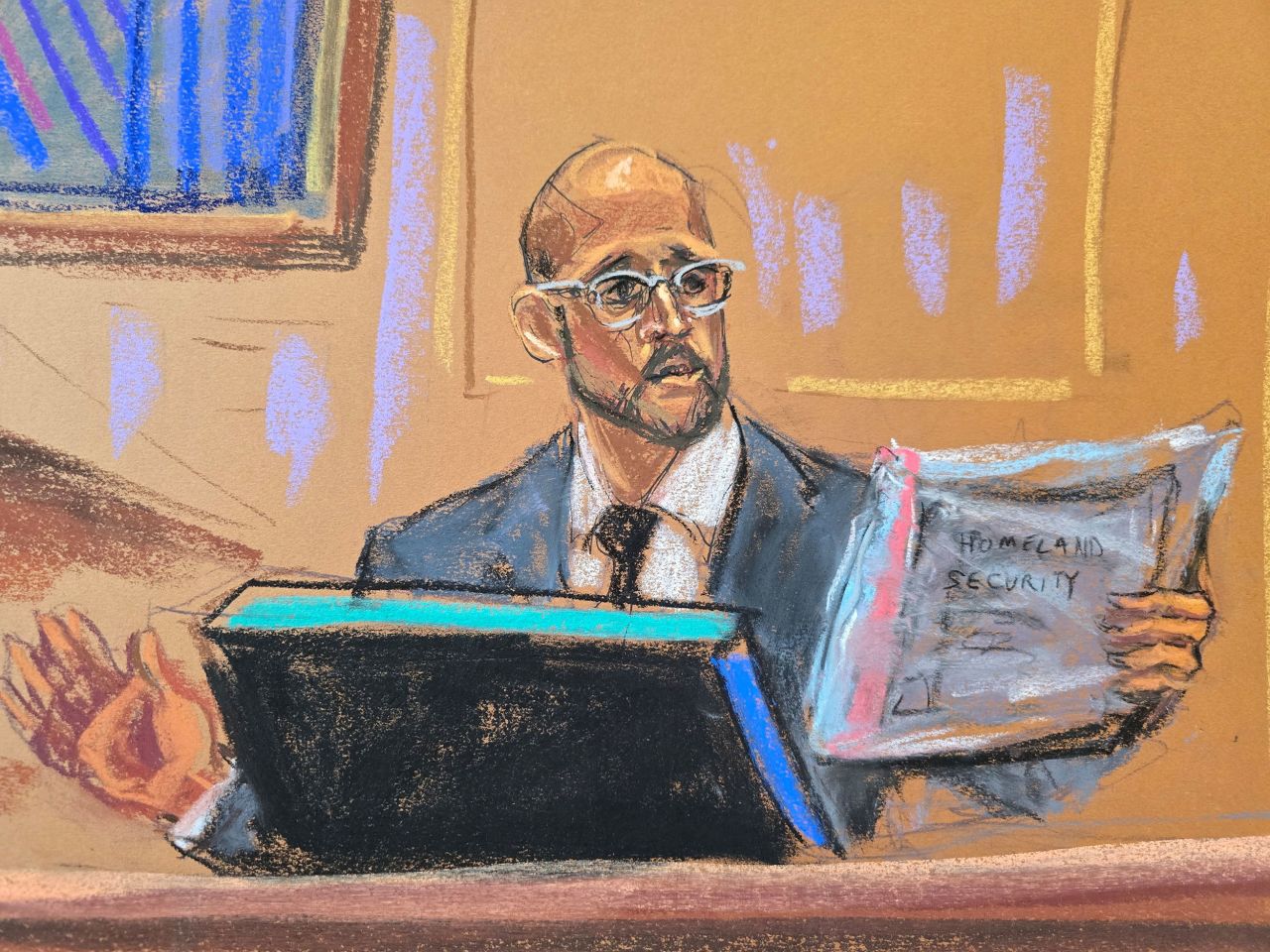 Joshua Croft testifies at Sean "Diddy" Combs' trial in New York on Thursday.