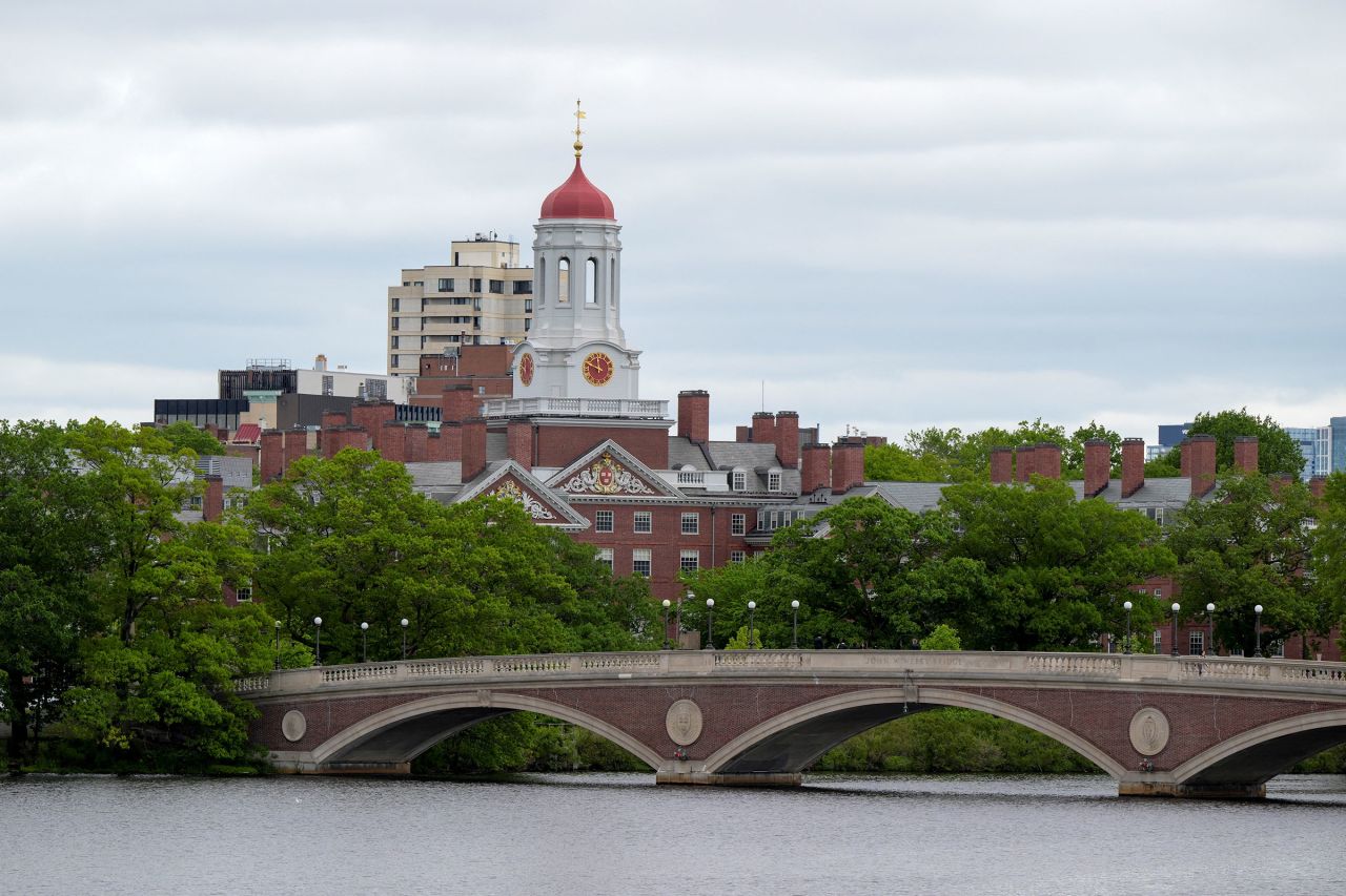 Harvard University is seen in Cambridge, Massachusetts, on May 23.