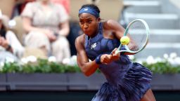 Coco Gauff had to work hard for the win on Thursday.