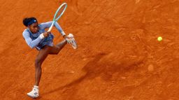 Tennis - French Open - Roland Garros, Paris, France - June 4, 2025
Coco Gauff of the U.S. in action during her quarter final match against Madison Keys of the U.S. REUTERS/Lisi Niesner