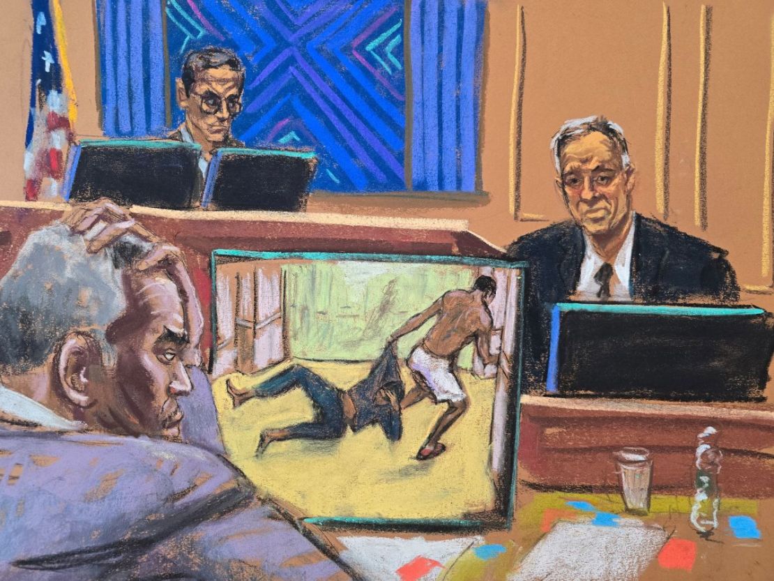 El experto en video forense Frank Piazza testifica sobre las imágenes de vigilancia del altercado ocurrido en el Hotel InterContinental en 2016, el miércoles 4 de junio de 2025.