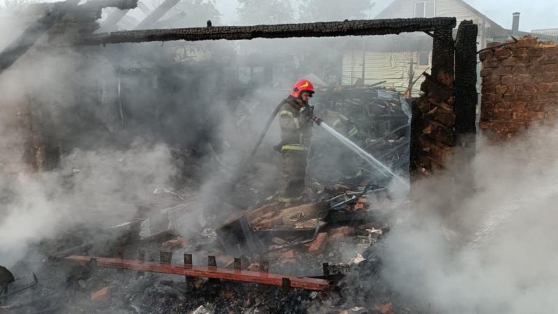 A Ukrainian firefighter rushed to the scene of a Russian drone attack. He found his wife, daughter and grandson dead