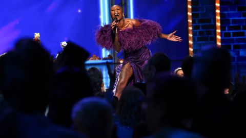 Cynthia Erivo performs at the 78th Annual Tony Awards in New York City, U.S., June 8, 2025.