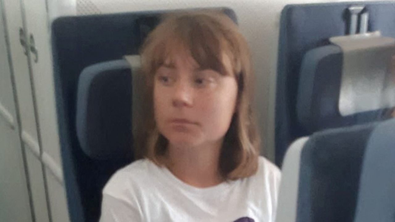 Greta Thunberg sits in a plane, in a location given as Tel Aviv, Israel, June 10, 2025.  Israel Foreign Ministry via X/Handout via REUTERS    THIS IMAGE HAS BEEN SUPPLIED BY A THIRD PARTY. MANDATORY CREDIT     TPX IMAGES OF THE DAY