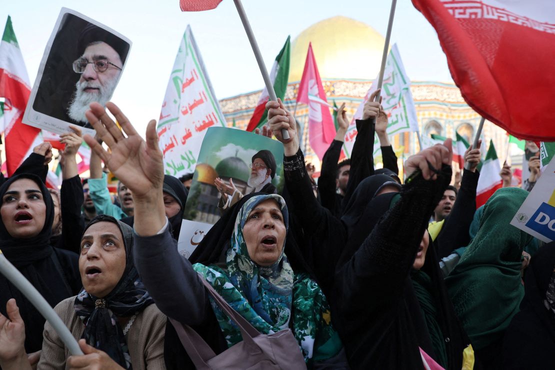 Following Israeli strikes in Iran, people will attend an anti-Israel rally in Tehran on Saturday.