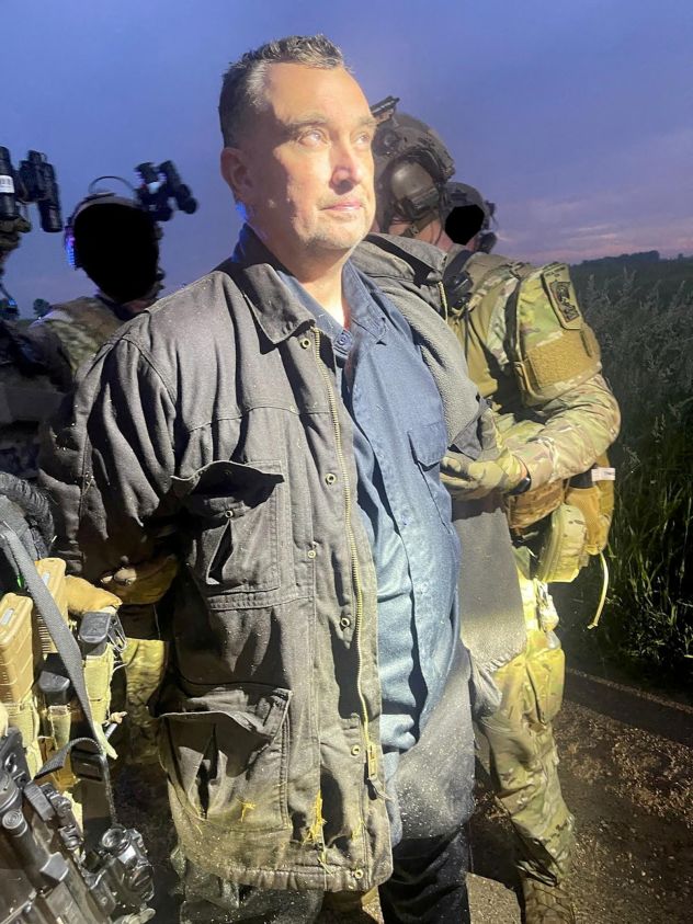 A handout photo posted by the Ramsey County Sheriff's Office appears to shows Vance Luther Boelter, 57, at an unidentified location, released on Sunday, June 15.