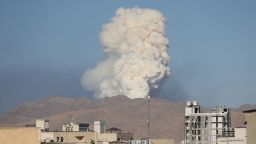 Smoke rises following an Israeli attack in Tehran, Iran, on Wednesday.