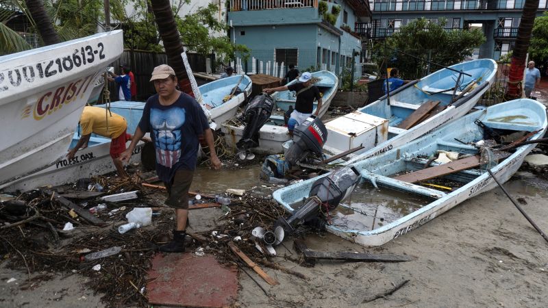 Erick makes landfall as a Category 3 hurricane, the strongest to hit Mexico so early in the year | CNN