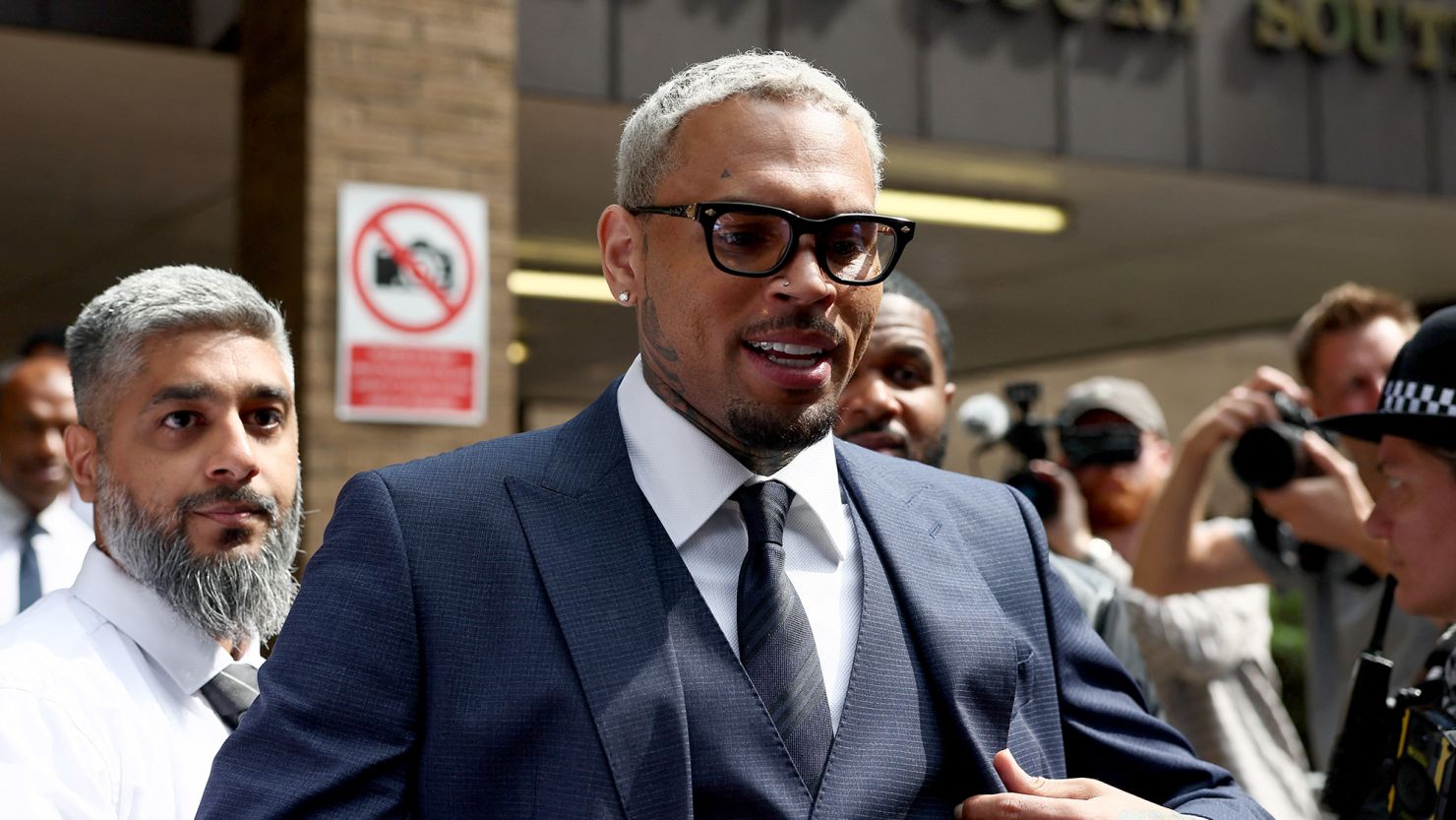 Chris Brown pleads not guilty to assault charge in UK court | CNN
