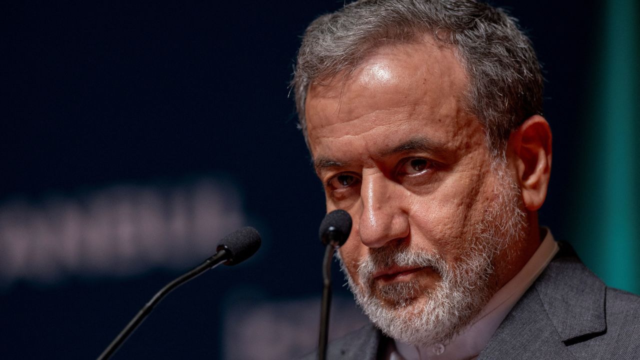 Iranian Foreign Minister Abbas Araqhchi looks on during a press conference in Istanbul, Turkey, June 22, 2025. REUTERS/Umit Bektas 