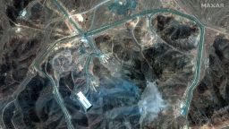 A satellite view shows an overview of Fordow underground complex, after the U.S. struck the underground nuclear facility, near Qom, Iran June 22, 2025.     MAXAR TECHNOLOGIES/Handout via REUTERS    THIS IMAGE HAS BEEN SUPPLIED BY A THIRD PARTY. NO RESALES. NO ARCHIVES. MANDATORY CREDIT. DO NOT OBSCURE LOGO.
