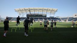 Chelsea's training in Philadelphia was cut short due to the extreme heat.