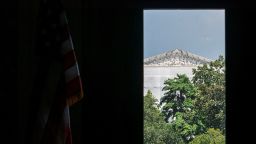 The Supreme Court is seen from the US Capitol in Washington, DC, on June 25.