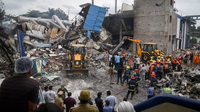 At least 39 killed in fire at pharmaceutical factory in India