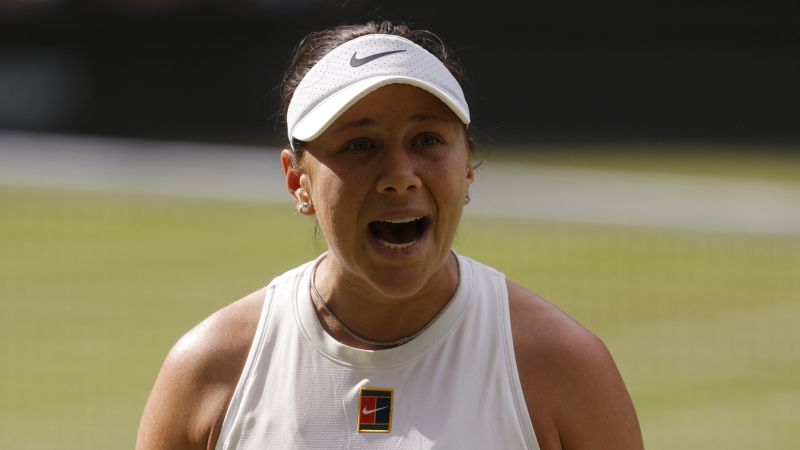 Amanda Anisimova vows to return stronger after being ‘frozen’ with nerves during Wimbledon final defeat