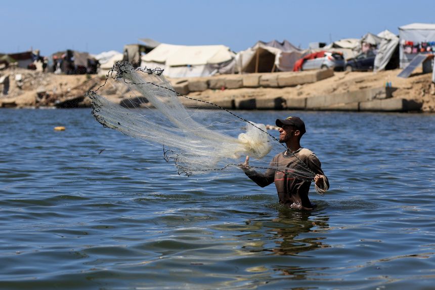 The UN has stated that Gaza’s fisheries industry is now working at just 7.3% of its pre-war production capacity.