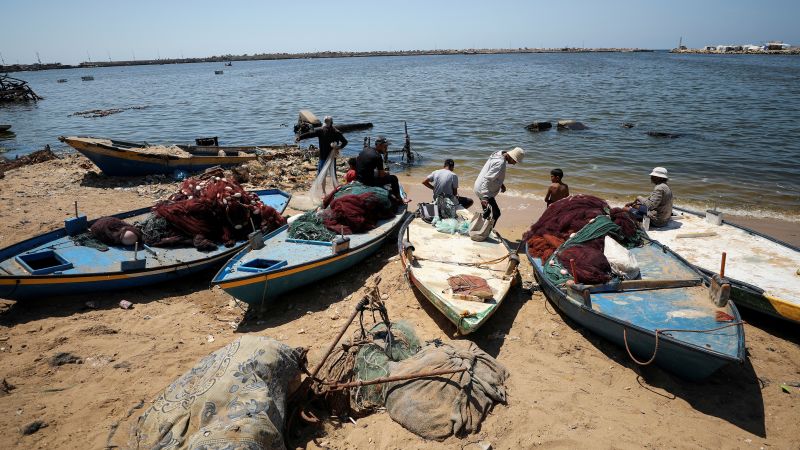 Gazans are desperate for fish. But Israel has banned access to the sea