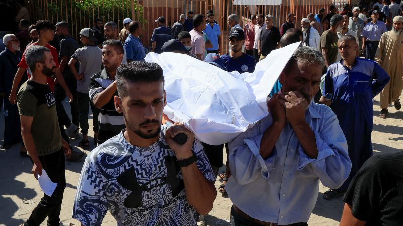 Israel-Gaza war: 20 killed in crush at aid site in Gaza, group says