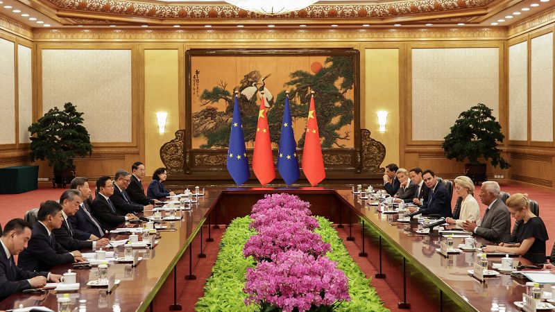 China’s Xi urges EU to make ‘the right strategic choice’ amid international trade turbulence at key summit