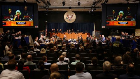National Transportation Safety Board convenes an investigative hearing on the January 29 midair collision of an Army Black Hawk helicopter and American Airlines flight 5342 over the Potomac River near Ronald Reagan Washington National Airport.