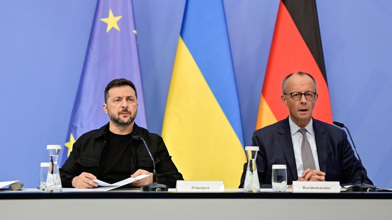 European leaders urge Trump not to strike peace deal in Alaska without them