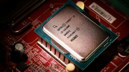 Intel processor is seen in this illustration taken August 19, 2025.