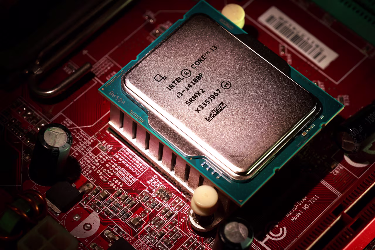 An Intel processor is seen in this illustration taken August 19.