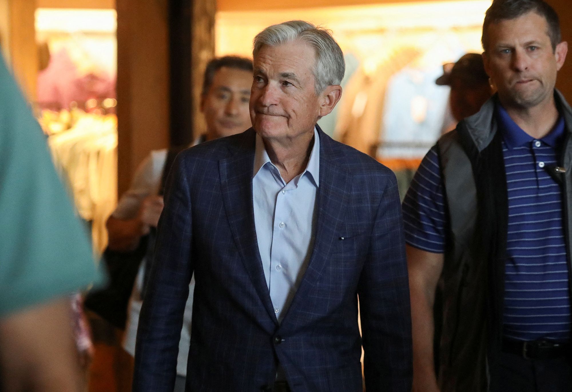 Federal Reserve Chair Jerome Powell at the Jackson Hole economic symposium on August 21.