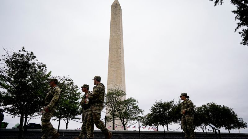 National Guard troops in Washington, DC, begin carrying weapons | CNN Politics