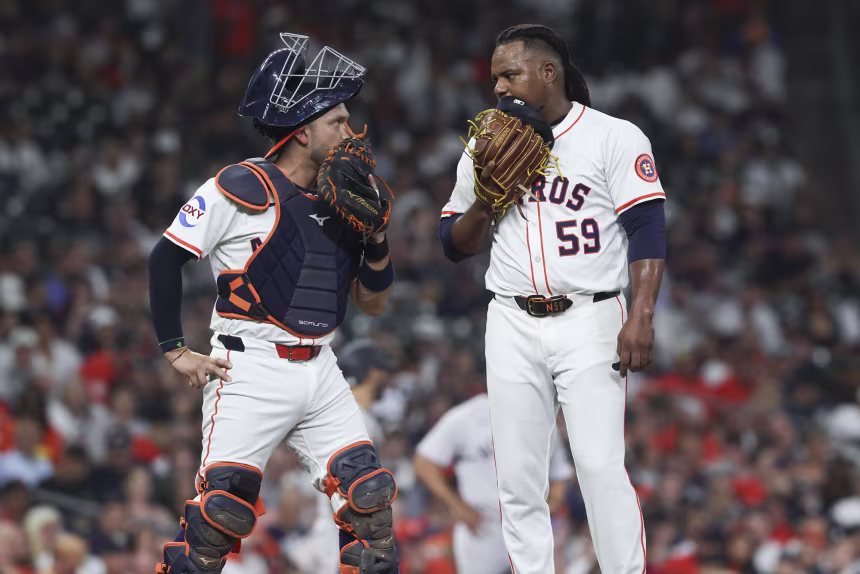 Agent: ‘Preposterous’ that Framber Valdez intentionally hit Houston Astros teammate with pitch