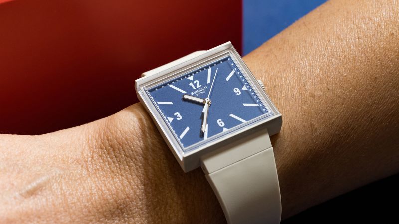 Swatch trolls Trump’s 39% tariffs, selling a watch that flips the placement of 3 and 9