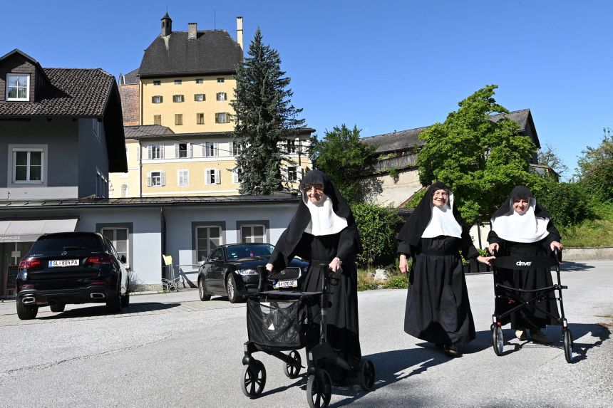 The nuns are refusing to return to their nursing home.