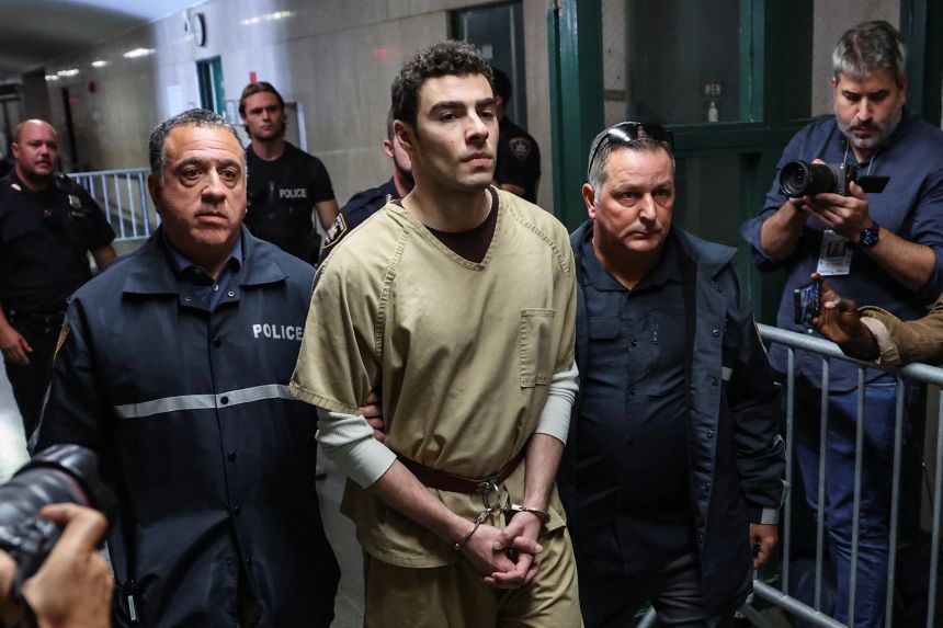 Luigi Mangione appears at Manhattan Supreme Court in New York on September 16.