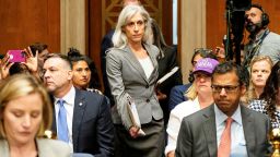 Former U.S. Centers for Disease Control and Prevention (CDC) Director Susan Monarez, who was ousted after resisting changes to vaccine policy that were advanced by Health and Human Services (HHS) Secretary Robert F. Kennedy Jr., and that she believed contradicted scientific evidence, walks to testify before a Senate Health, Education, Labor and Pensions Committee hearing on Capitol Hill in Washington, D.C., U.S., September 17, 2025. REUTERS/Elizabeth Frantz

