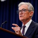 US Federal Reserve Chair Jerome Powell speaks during a press conference, following the issuance of the Federal Open Market Committee's statement on interest rate policy, in Washington, DC, on September 17, 2025.