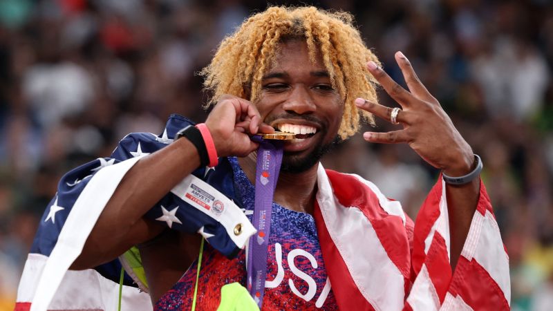Noah Lyles wins his fourth 200-meter world title while Melissa Jefferson-Wooden completes sprint sweep