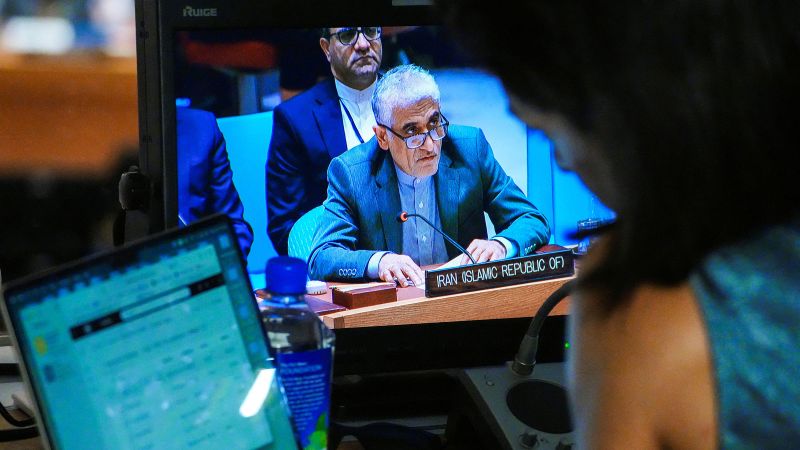 UN Security Council decides not to lift Iran sanctions, but still time to agree delay