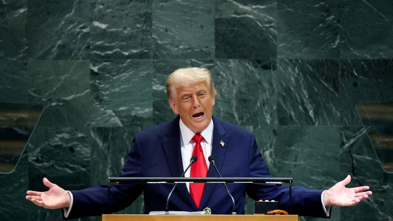 Fact Check: Trump's UN General Assembly Speech Riddled with False Claims