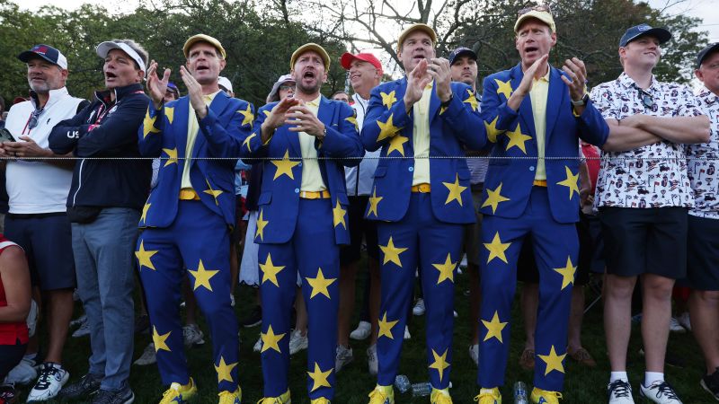 How singing fans give the Ryder Cup its rhythm